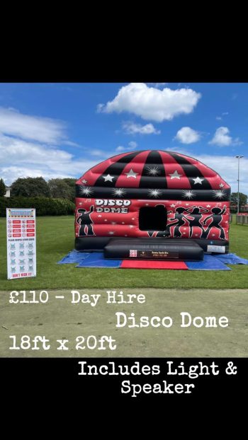 18ft x 20ft large bouncy castle great for large party's with a lot of kids. and includes lights and speakers